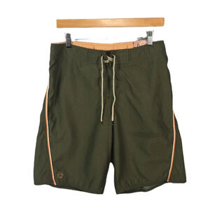 SH559 Vintage Mens Old Navy Brand Piped Beach Board Shorts M